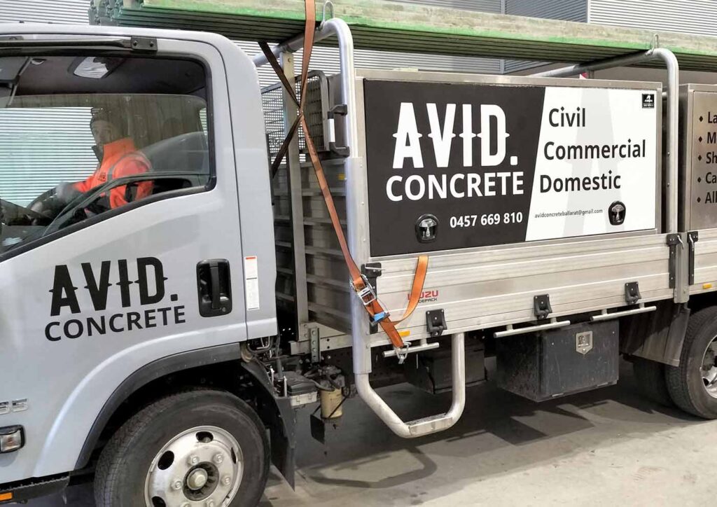 Avid-Concrete-Truck-Signage-Ballarat