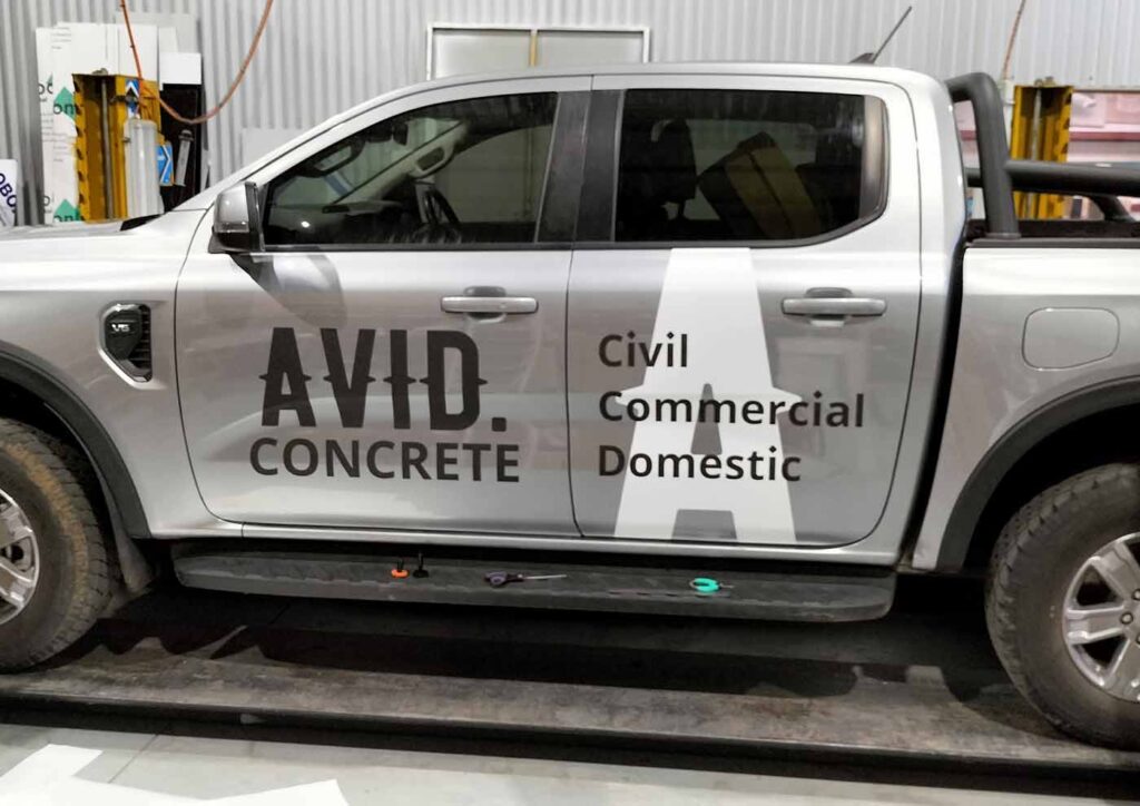 Avid-Concrete-Ute-Signage-Ballarat