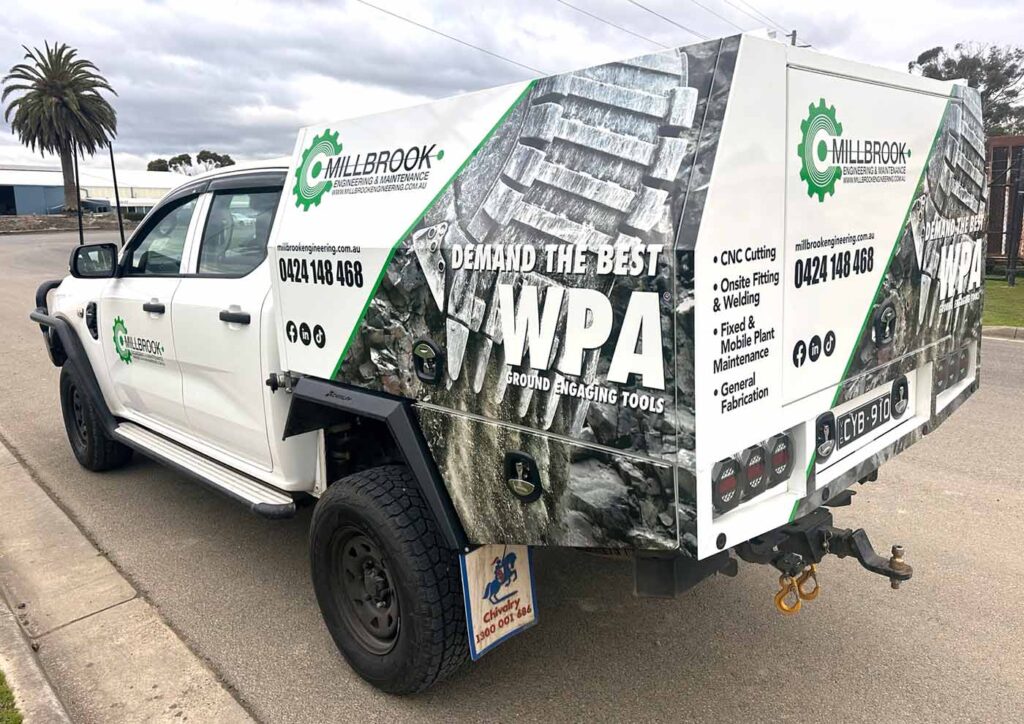 Millbrook-Engineering-Tradie-Ute-Wrap-Signage-Ballarat