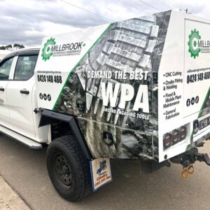 Millbrook-Engineering-Tradie-Ute-Wrap-Signage-Ballarat